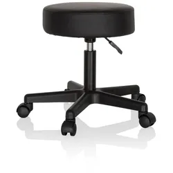 hjh OFFICE Drehhocker OPERATOR I Kunstleder ohne Armlehnen