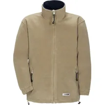 Planam Stream Fleecejacke Camel/Marine 3XL