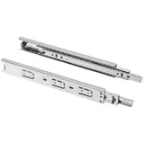 MS Beschläge Vollauszug Schubladenschiene Schubladenauszug 45mm Höhe Teilauszug verzinkt 600mm