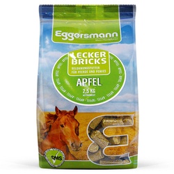 Lecker Bricks Apfel 2.5 kg Belohnungsfutter - MHD 08/2024