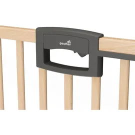 Geuther Türschutzgitter Easylock Wood Plus 80,5-88,5 cm natur/silber