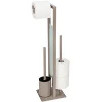 Wenko WC-Garnitur Rivalta Taupe 1 St.