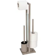 Wenko WC-Garnitur Rivalta Taupe 1 St.