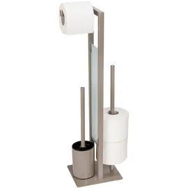 Wenko WC-Garnitur Rivalta Taupe 1 St.