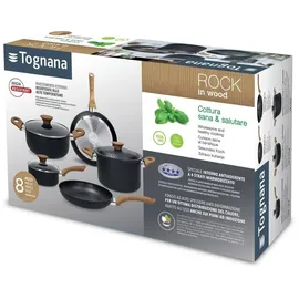 Tognana Grancucina Topf-Set 8-tlg. 2 x Pastatopf + 2 x Kochtopf + 2 x Deckel