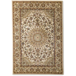 Orientteppich Kaschan 200 x 290 cm Polypropylen Beige Creme