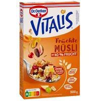 Dr. Oetker Dr.Oetker Vitalis Früchte ohne Zuckerzusatz Müsli 500,0