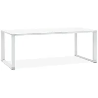 KADIMA DESIGN Schreibtisch Glas | 200 x 100 cm