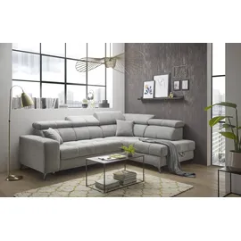 ed exciting design Sydney Ecksofa 282x128 cm Rechts Taupe,