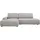 Home Affaire Eckcouch Cord 2-Sitzer Grau