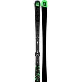 SALOMON Herren All-Mountain Ski SKI SET X S/FORCE, Black/Green, 177