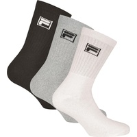 FILA, Unisex, Socken, Tennis Socks 3 Pairs Per Pack, Schwarz, (3er Pack, 39 - 42)