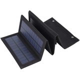 OKESYO Portable Solar Panel Ladegerät 50W Wasserdichtes Faltbare Solarzelle Faltbares Solarpanel mit USB Anschluss Kompatibel Handy, Tablets, Powerbank für Outdoor, Camping, Wandern