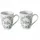Boltze Becher Set 0,33 l Weiß 2 St.