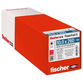 Fischer Holzbauschraube 10,0 x 260 mm 50 Stück