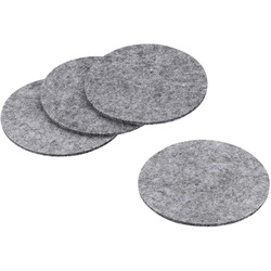 Untersetzer Alia Filz hellgrau 4Stk 0,4cm 10,0cmØ