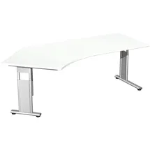 Geramöbel Eckschreibtisch Flex Weiß