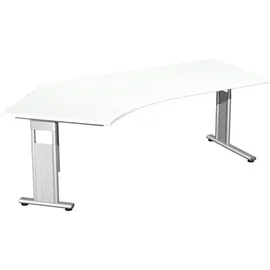 Geramöbel Eckschreibtisch Flex Weiß