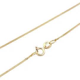 Elli DIAMONDS Halskette Kreuz Anhänger mit Diamant (0,14 ct.) Gelbgold