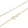 Elli DIAMONDS Halskette Kreuz Anhänger mit Diamant (0,14 ct.) Gelbgold