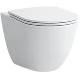 Laufen Pro Wand-Tiefspül-WC mit WC-Sitz Weiß
