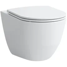 Laufen Pro Wand-Tiefspül-WC mit WC-Sitz Weiß