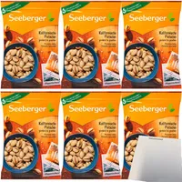 Seeberger Kalifornische Pistazien geröstet und gesalzen 6x150g Packung usy Block