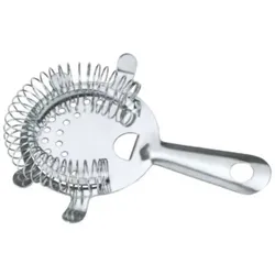 METRO Professional Hawthorne Cocktailsieb, Edelstahl, Ø 8,8 cm, silber