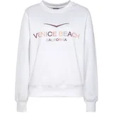 VENICE BEACH Sweatshirt mit großer Logostickerei Weiß 32/34
