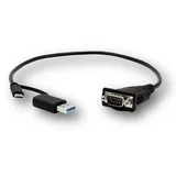 Exsys USB-A+C auf RS-232 0,5 m