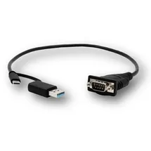 Exsys USB-A+C auf RS-232 0,5 m