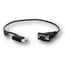 Exsys USB-A+C auf RS-232 0,5 m