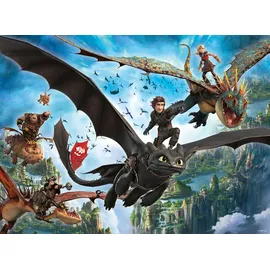 Ravensburger Kinderpuzzle 150 XXL Teile - Dragons - Drachen und Helden