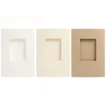 Rico Design Passepartoutkarten mit Recyclingpapier, B6 MIX