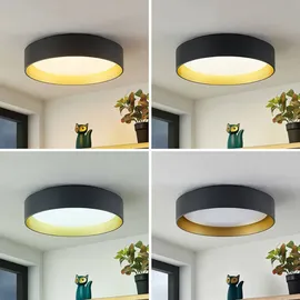 LINDBY Gracjan Deckenleuchte Black/Gold 9924026