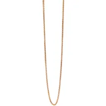 Adelia's Kordelkette Damen Edelstahl Gold 80 cm