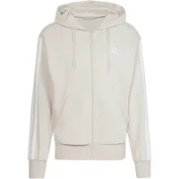 adidas Essentials 3-Streifen Kapuzensweatjacke Herren Wonder Alumina/White XXL