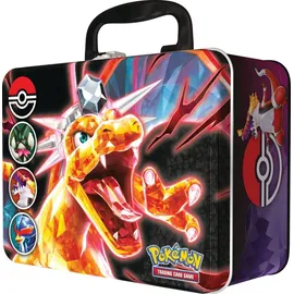 Pokémon Sammlertruhe Herbst 2023: Meowscarada, Skeledirge & Quaquaval mit 3 Folien-Promokarten & 6 Boosterpacks
