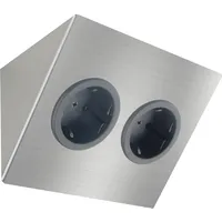 Caressi Schuko-Steckdose 2ST14 Edelstahl 2 St.