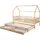 [en.casa] Kinderbett Aarghonmaa 90 x 200 cm Kiefer massiv natur beige