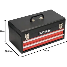 Yato Yato, Werkzeugkoffer, Tool Box Werkzeugkasten Sortiment 80tlg