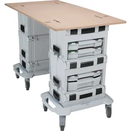 L-BOXX Arbeitsplatte Holz/Kunststoff 1400x700 weiß