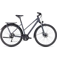 Cube Kathmandu EXC Grau Modell 2024 | darkgrey ́n ́grey | 54cm | Trekkingräder