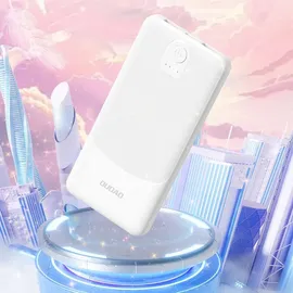 DUDAO K10Pro Powerbank 2 4 A 20000 mAh 2 x USB-A - Weiß
