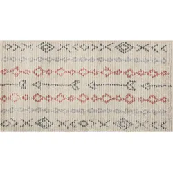 Teppich Baumwolle beige 80 x 150 cm DISPUR
