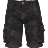 Alpha Industries Herren Crew Short Camo Für Cargos, Black Camo, 31 EU