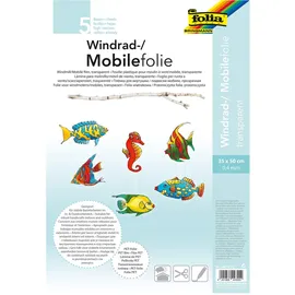 Folia 440350/5 Bastelpapier 35 x 50 cm 0,4 mm 5 Bogen