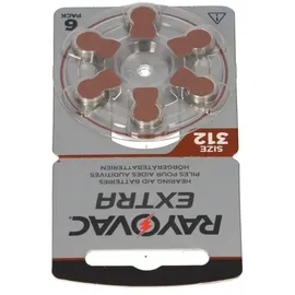 Rayovac Extra Advanced 312 PR41 6 St