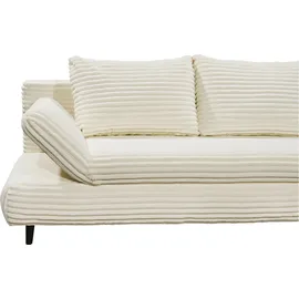 ed exciting design Schlafsofa SUNNY 2 Rückenkissen, beige