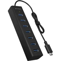 Icy Box IB-HUB1700-C3 Type-C zu 7 Port USB 3.0 Hub